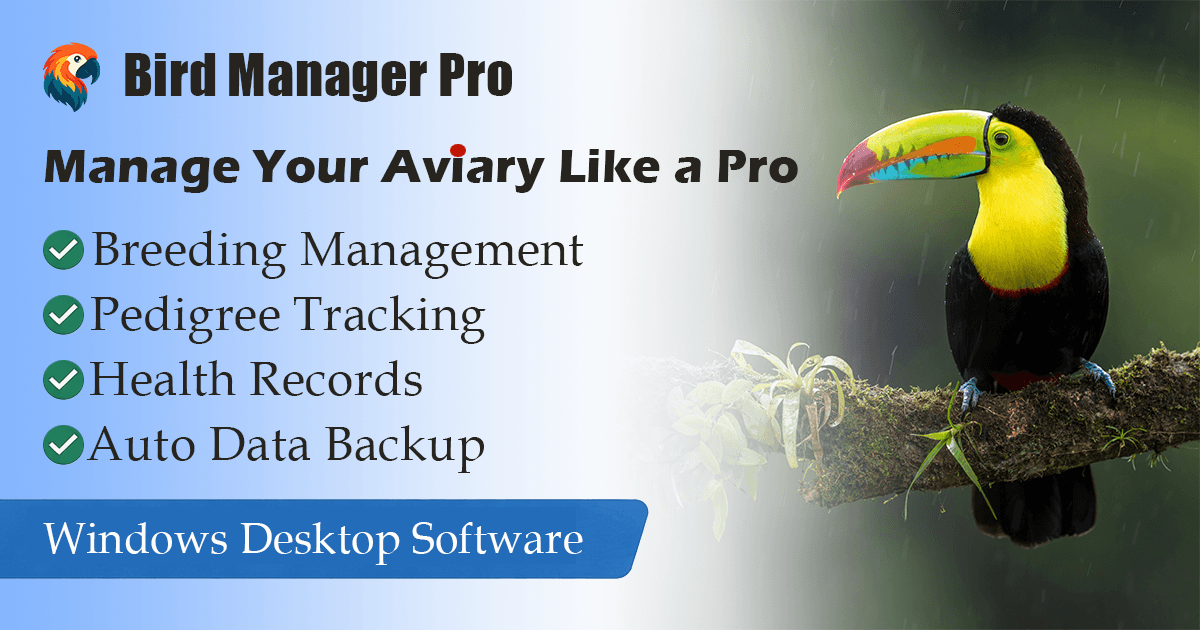 Manager Tree Birds Bird Manager Pro | Bird Management Software for Aviaries & Breeders